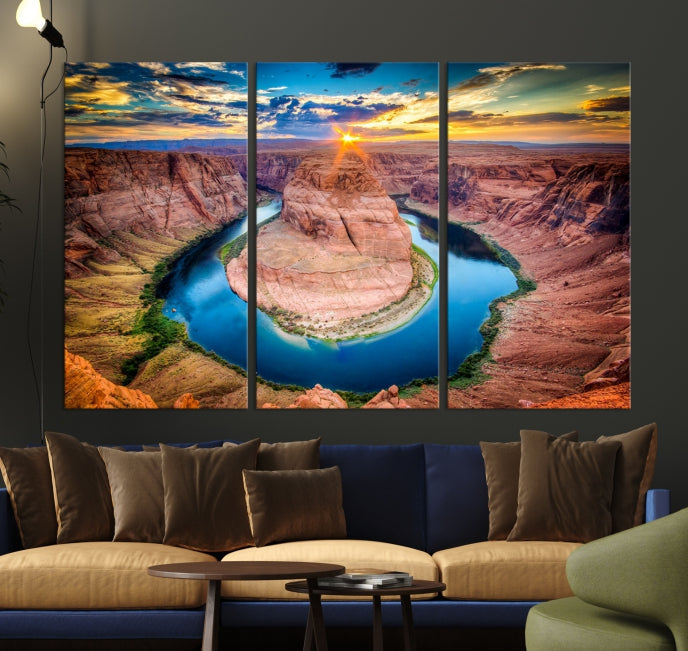 Grand Canyon Landscape Picture on Canvas Giclee Extra Large Wall Art Print