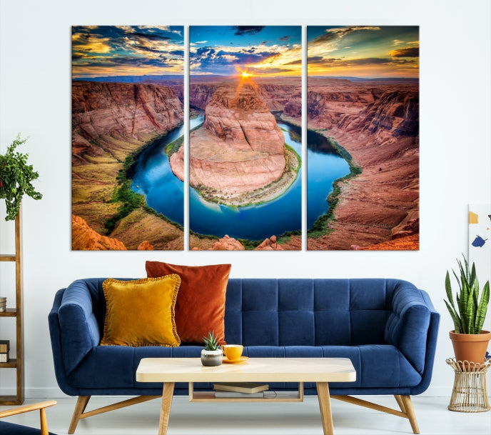 Grand Canyon Landscape Picture on Canvas Giclee Extra Large Wall Art Print