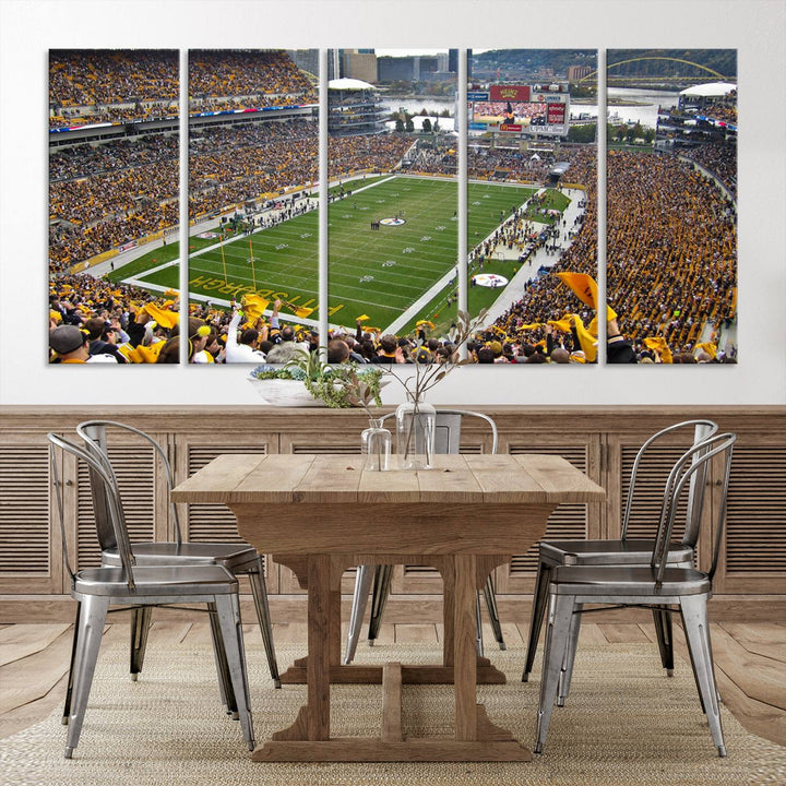 Heinz Field Pittsburgh Stadium Wall Art Canvas Print