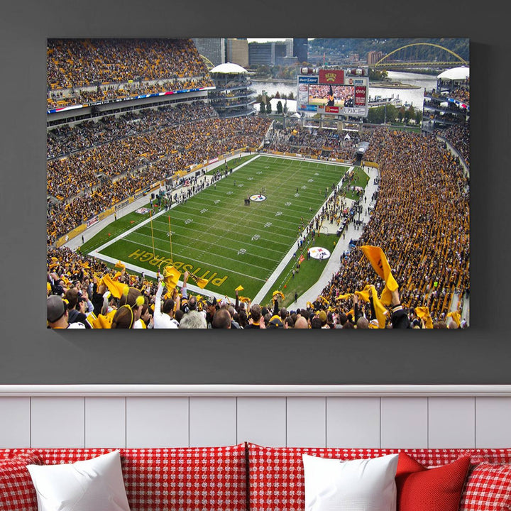 Heinz Field Pittsburgh Stadium Wall Art Canvas Print