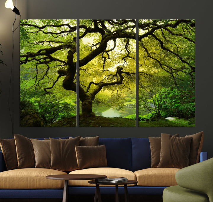 Japanese Maple Tree Large Wall Art Canvas Print Modern Wall Decor