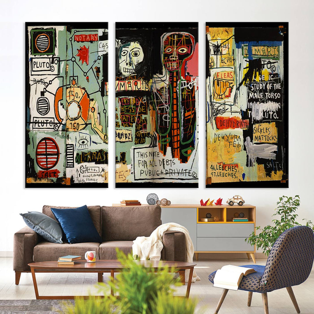 Jean-Michel Basquiat Wall Art Canvas Print