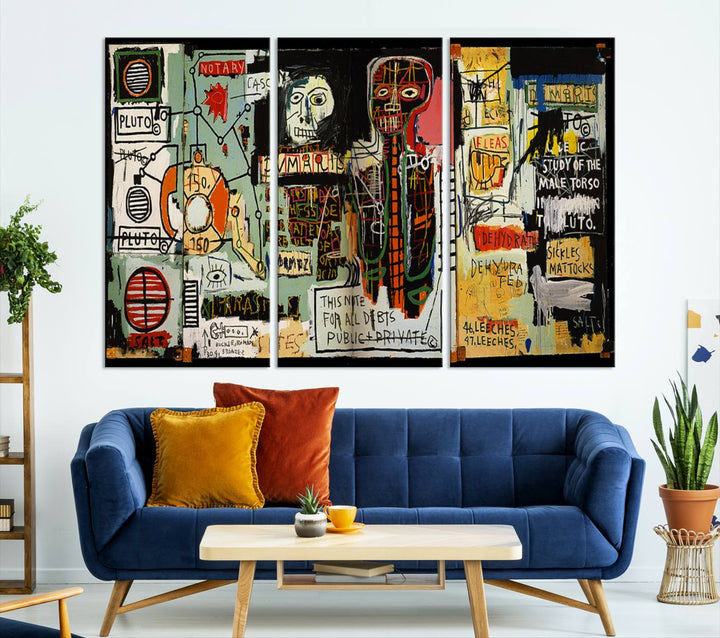 Jean-Michel Basquiat Wall Art Canvas Print