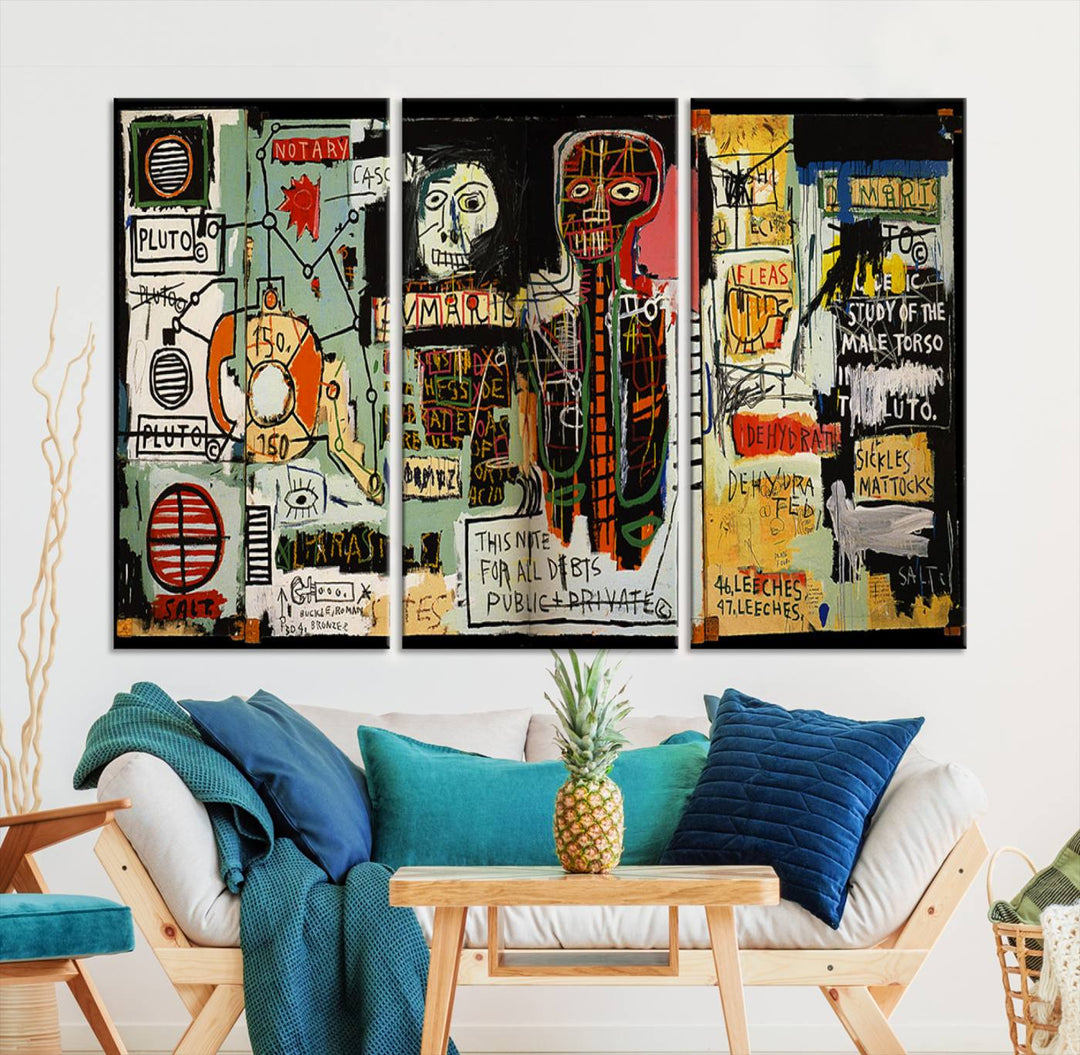 Jean-Michel Basquiat Wall Art Canvas Print