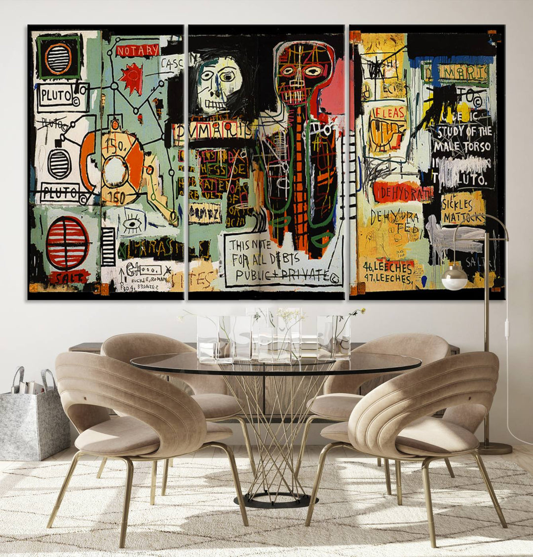 Jean-Michel Basquiat Wall Art Canvas Print