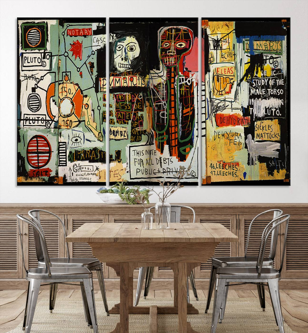 Jean-Michel Basquiat Wall Art Canvas Print