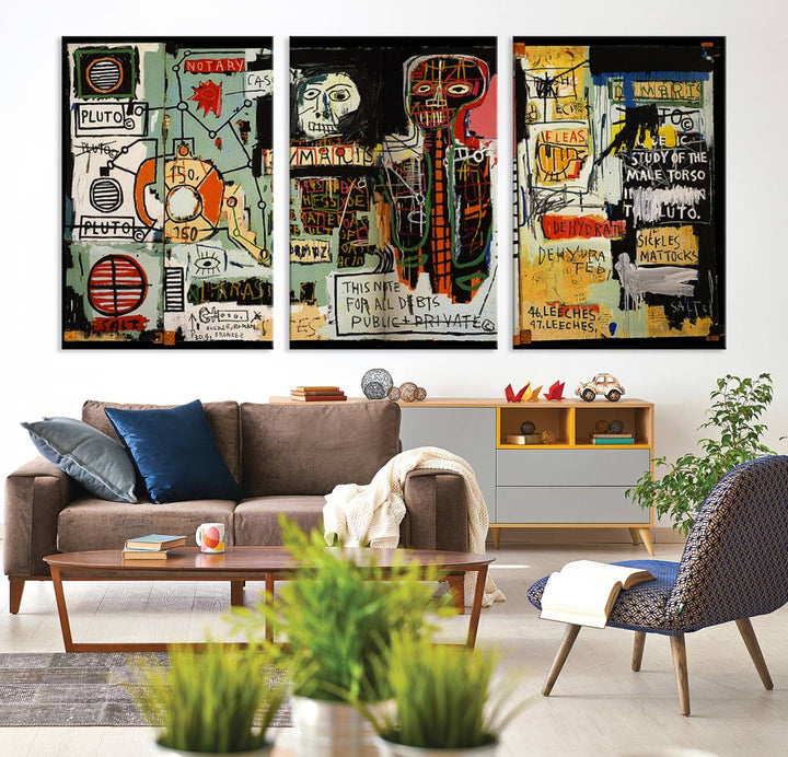 Jean-Michel Basquiat Wall Art Canvas Print