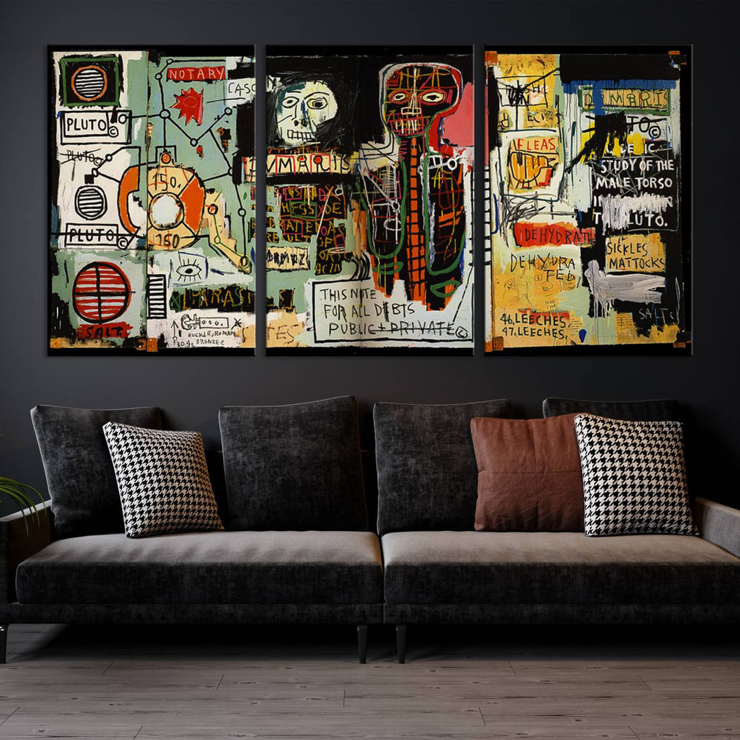 Jean-Michel Basquiat Wall Art Canvas Print