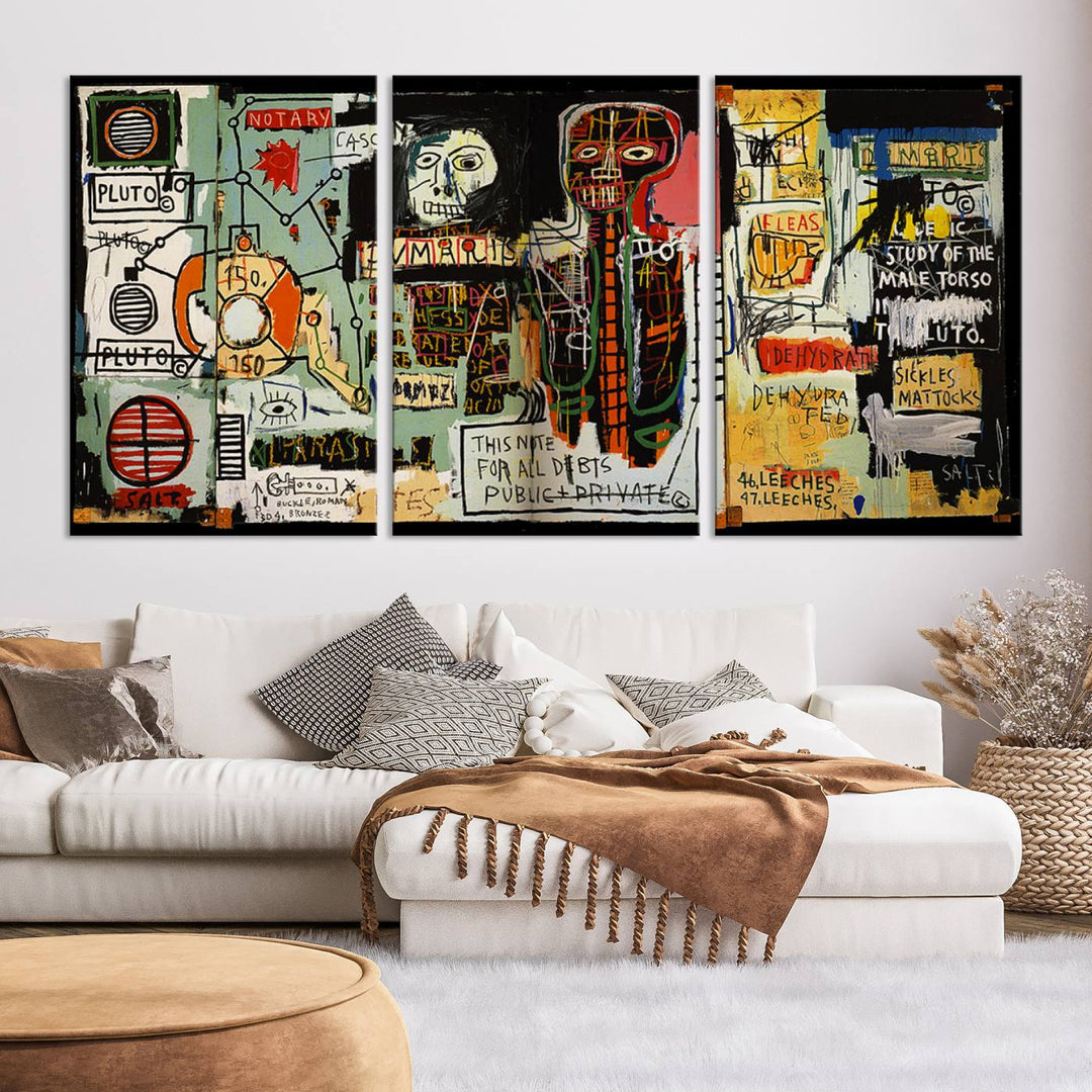 Jean-Michel Basquiat Wall Art Canvas Print