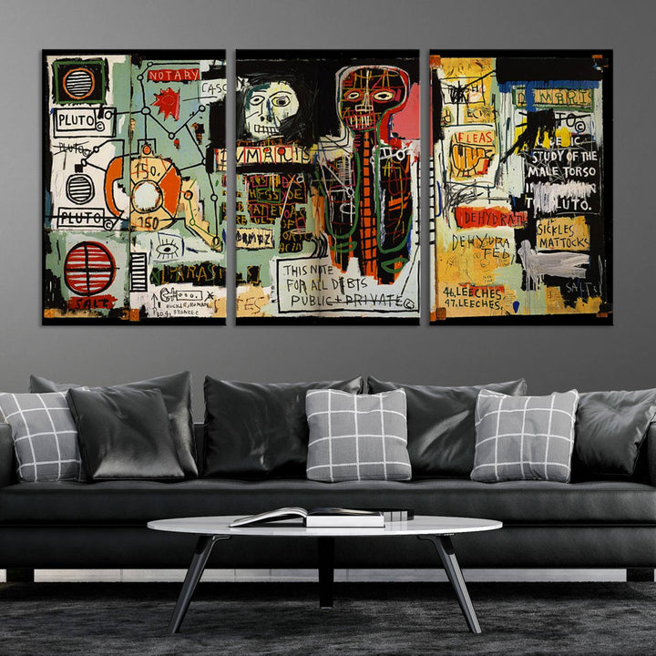 Jean-Michel Basquiat Wall Art Canvas Print