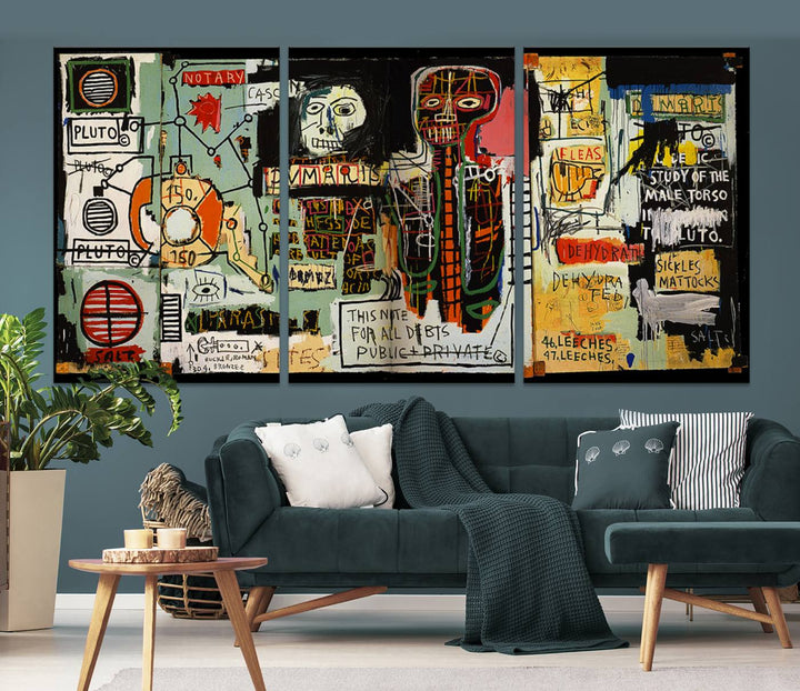 Jean-Michel Basquiat Wall Art Canvas Print