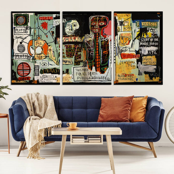 Jean-Michel Basquiat Wall Art Canvas Print