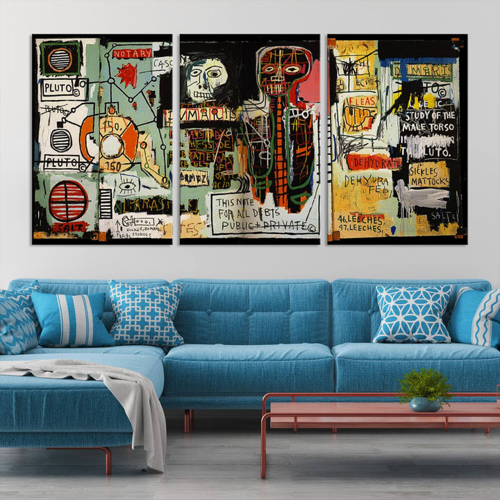 Jean-Michel Basquiat Wall Art Canvas Print