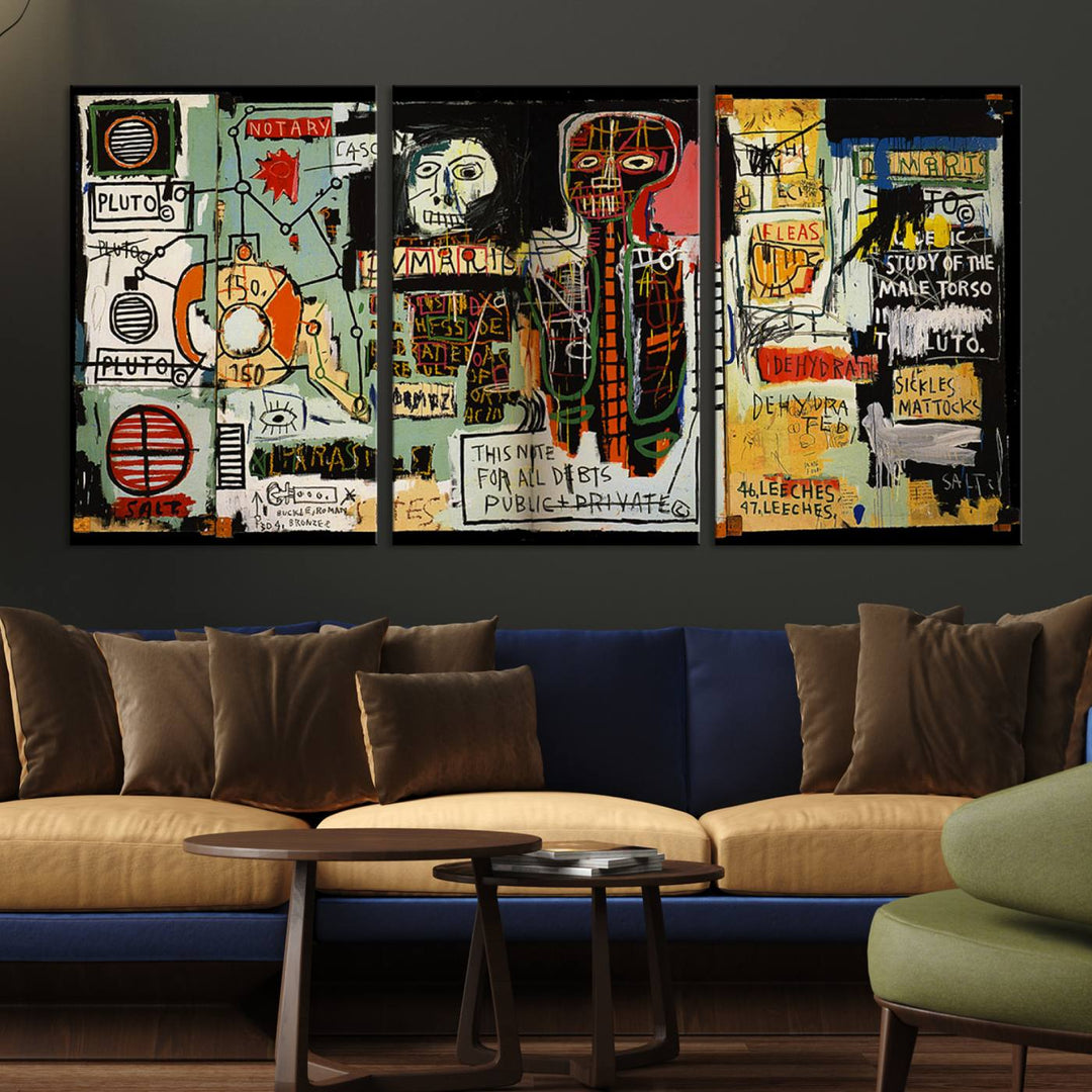 Jean-Michel Basquiat Wall Art Canvas Print