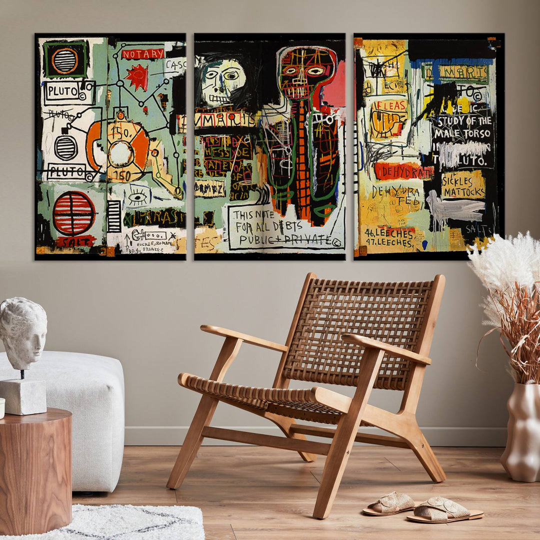 Jean-Michel Basquiat Wall Art Canvas Print