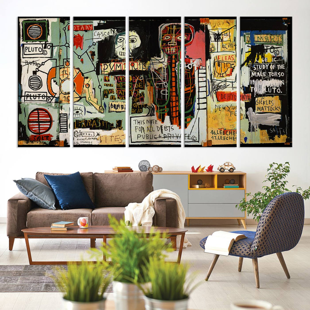 Jean-Michel Basquiat Wall Art Canvas Print