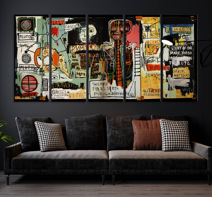 Jean-Michel Basquiat Wall Art Canvas Print