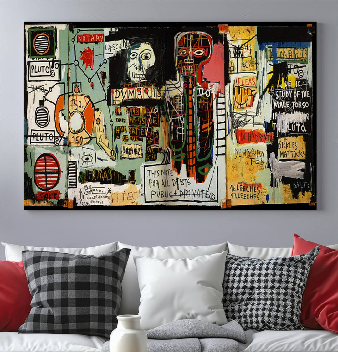 Jean-Michel Basquiat Wall Art Canvas Print