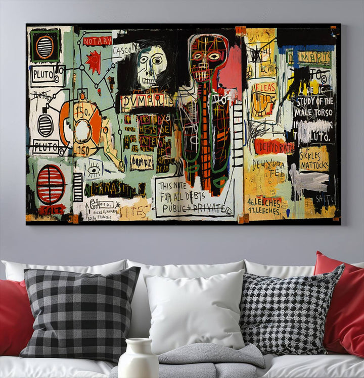 Jean-Michel Basquiat Wall Art Canvas Print