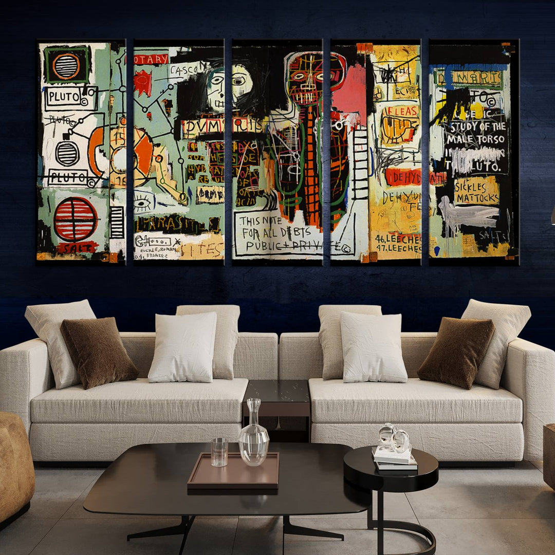 Jean-Michel Basquiat Wall Art Canvas Print