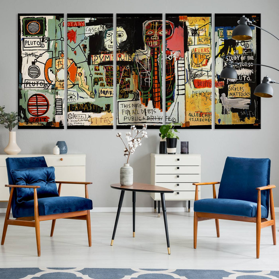 Jean-Michel Basquiat Wall Art Canvas Print