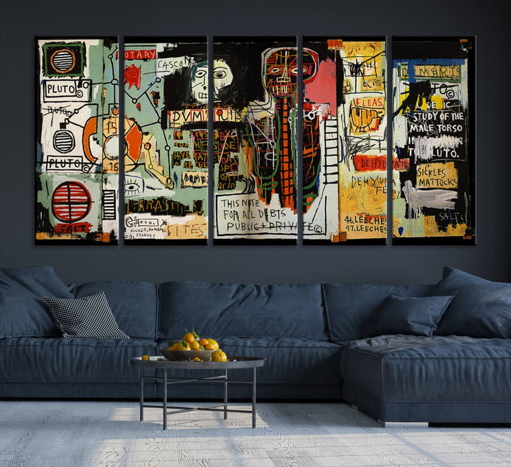 Jean-Michel Basquiat Wall Art Canvas Print