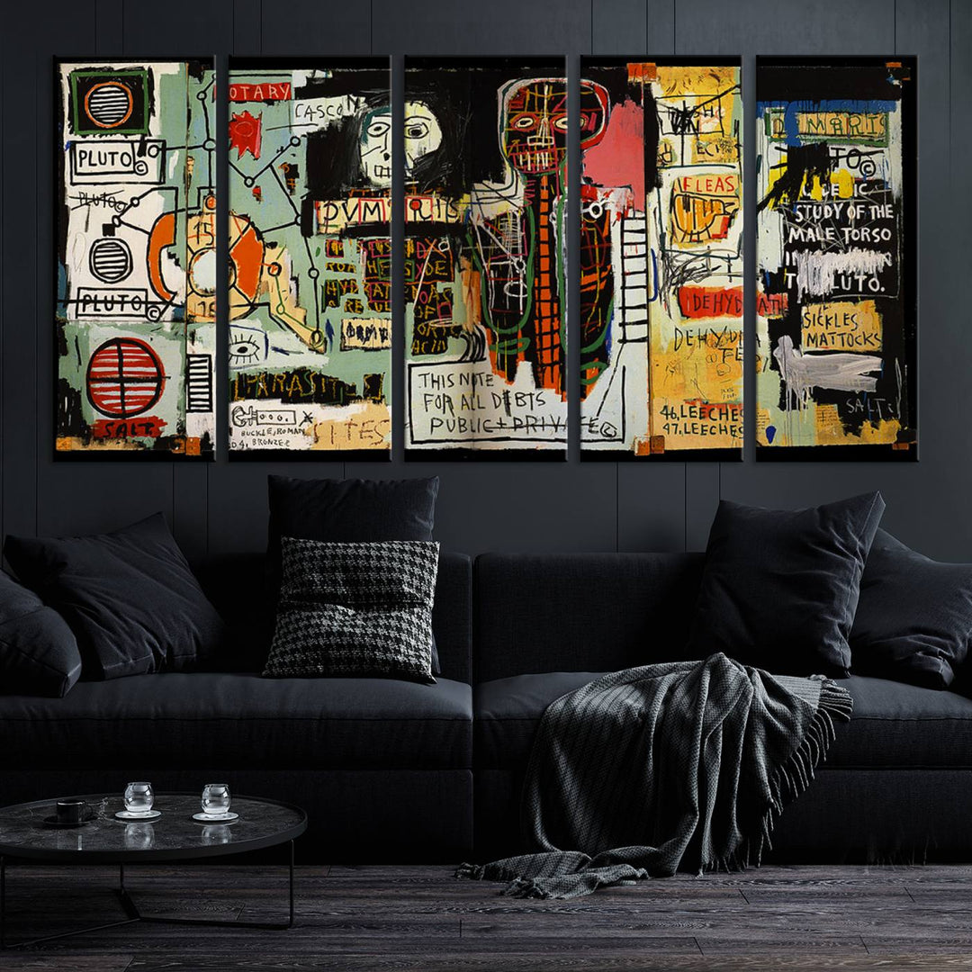 Jean-Michel Basquiat Wall Art Canvas Print