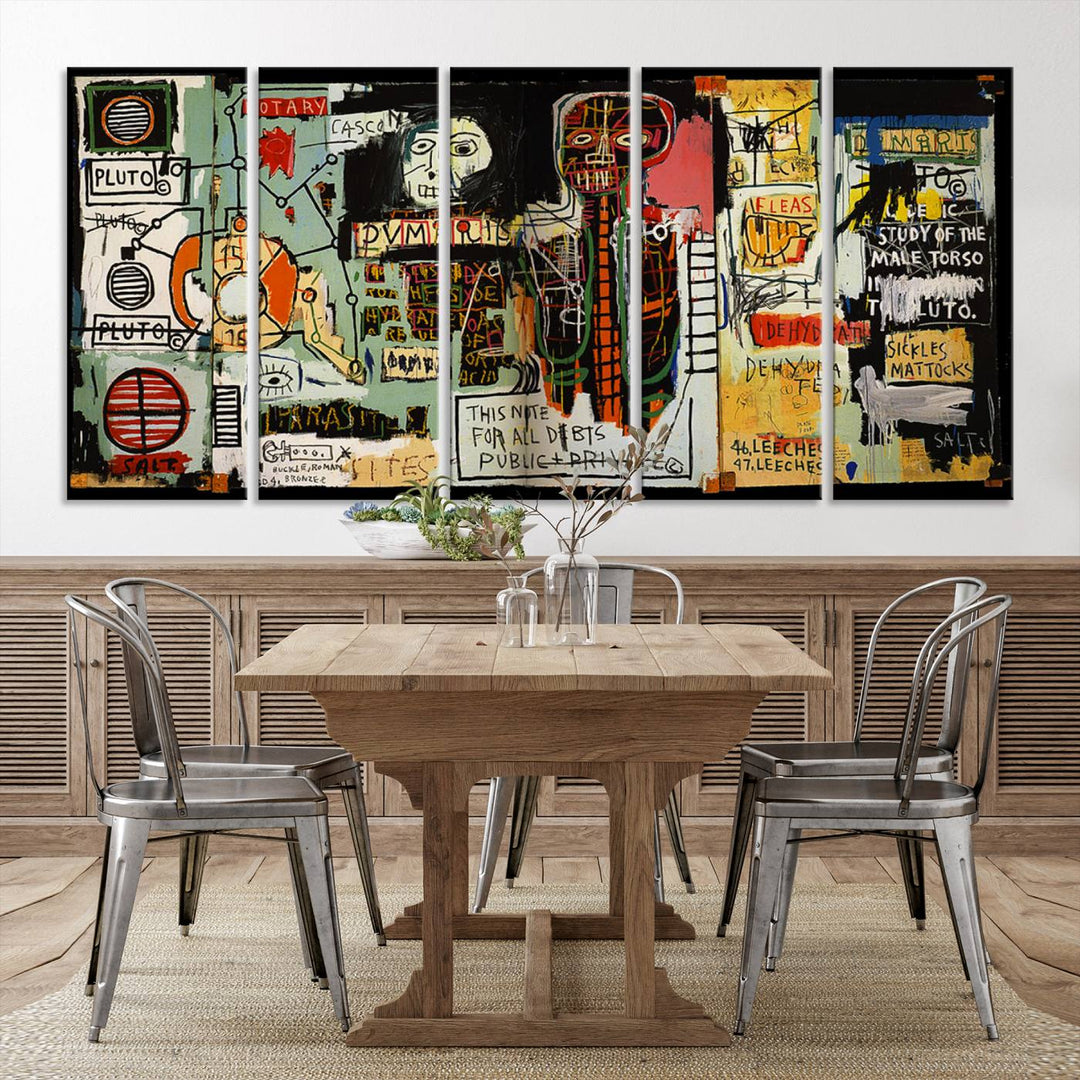 Jean-Michel Basquiat Wall Art Canvas Print