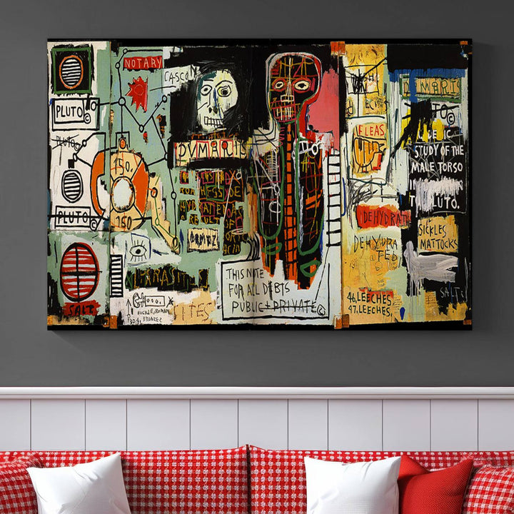 Jean-Michel Basquiat Wall Art Canvas Print