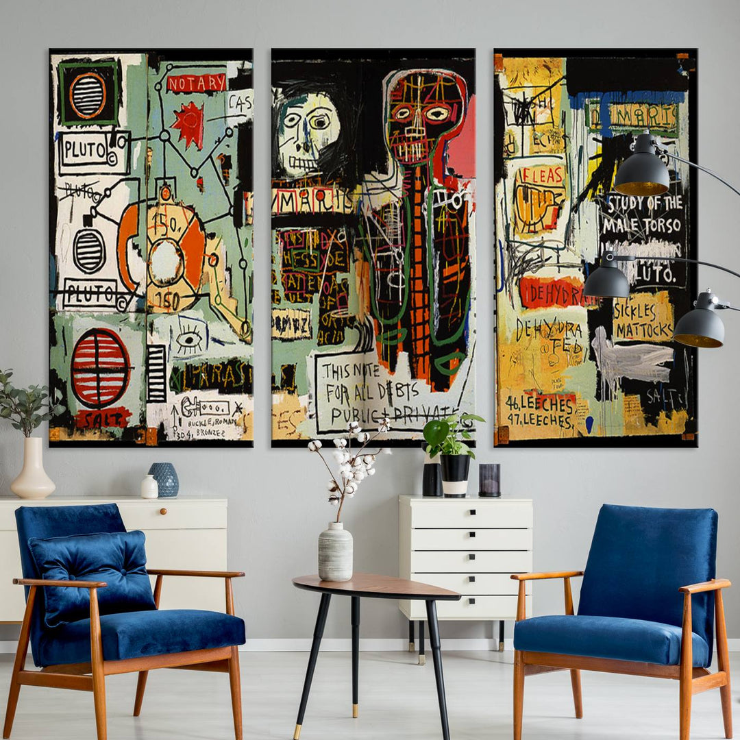 Jean-Michel Basquiat Wall Art Canvas Print