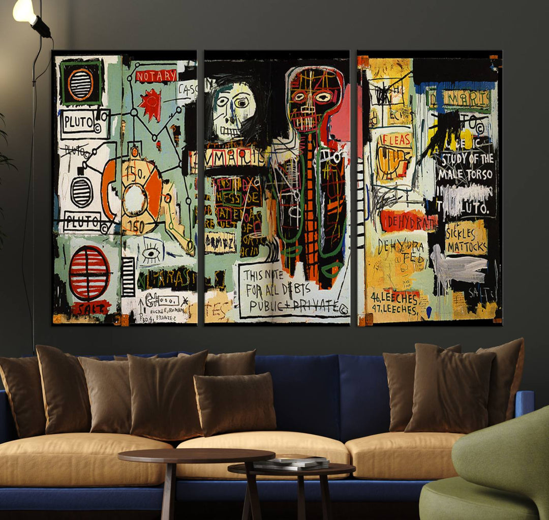 Jean-Michel Basquiat Wall Art Canvas Print