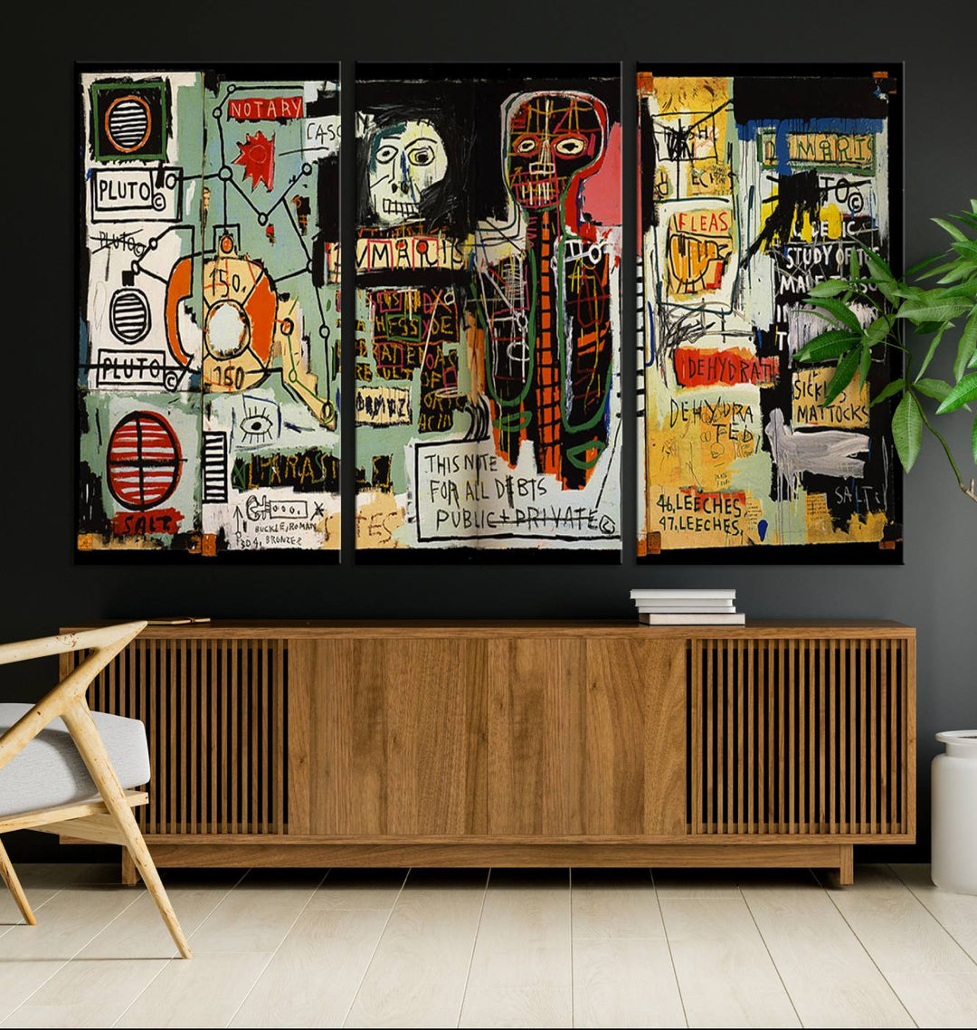 Jean-Michel Basquiat Wall Art Canvas Print