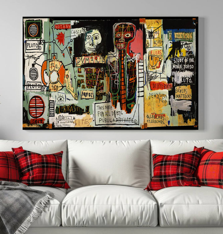 Jean-Michel Basquiat Wall Art Canvas Print