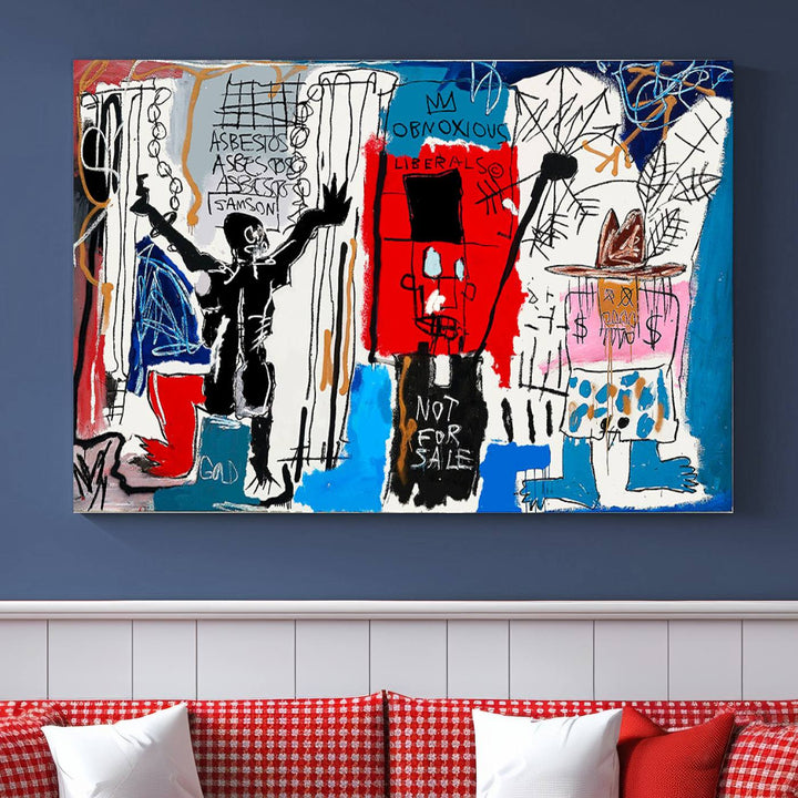 Jean-Michel Basquiat Wall ArtCanvas Print