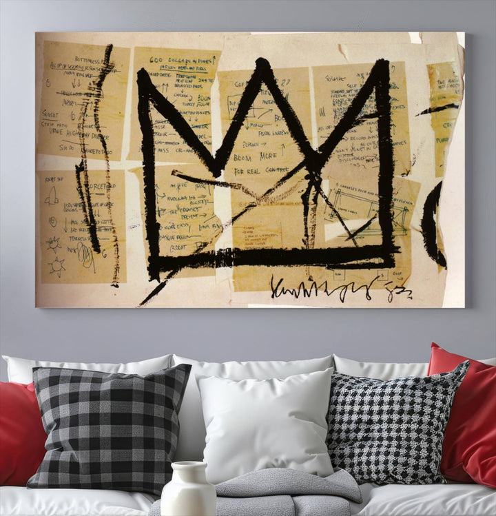 Jean-Michel Basquiat Wall Arts Print