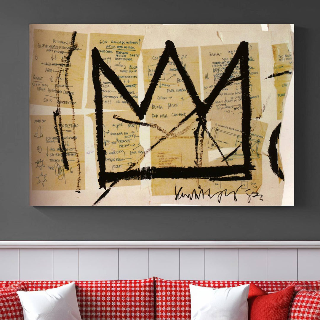 Jean-Michel Basquiat Wall Arts Print