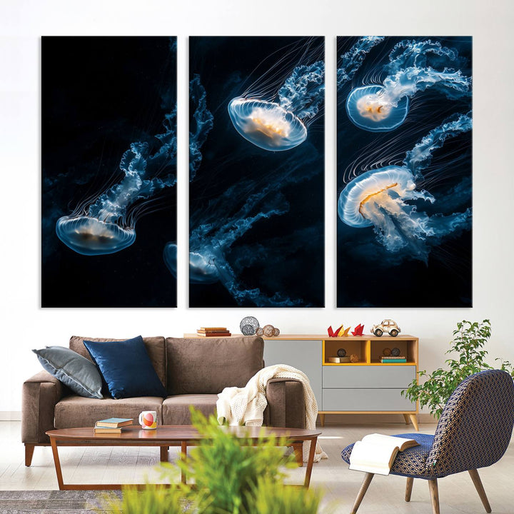 Jellyfish Wall Art Canvas Print