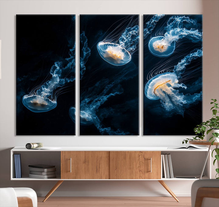 Jellyfish Wall Art Canvas Print