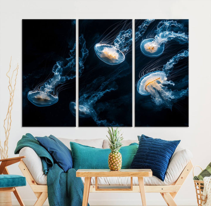 Jellyfish Wall Art Canvas Print