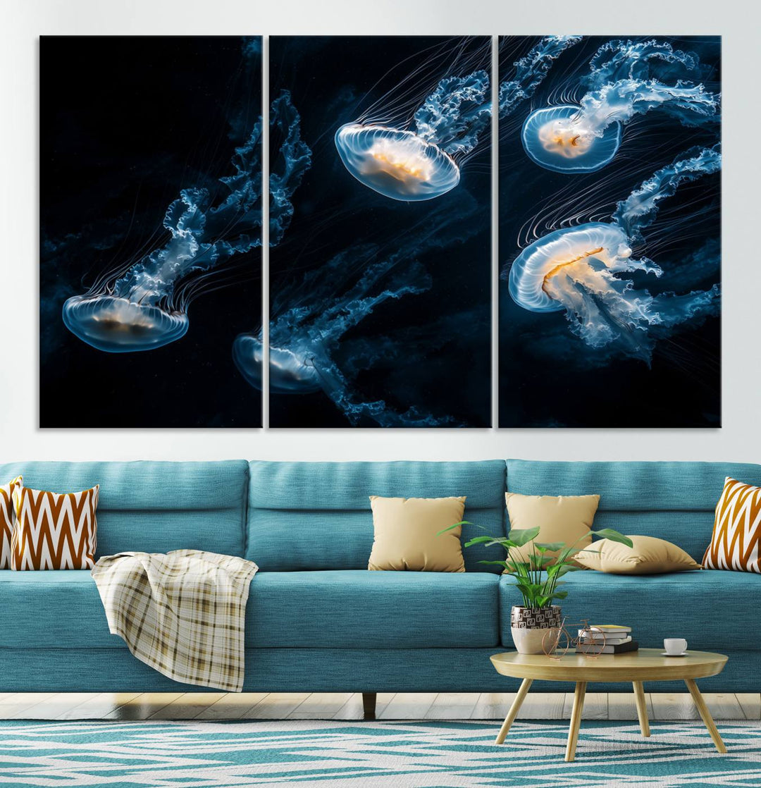 Jellyfish Wall Art Canvas Print