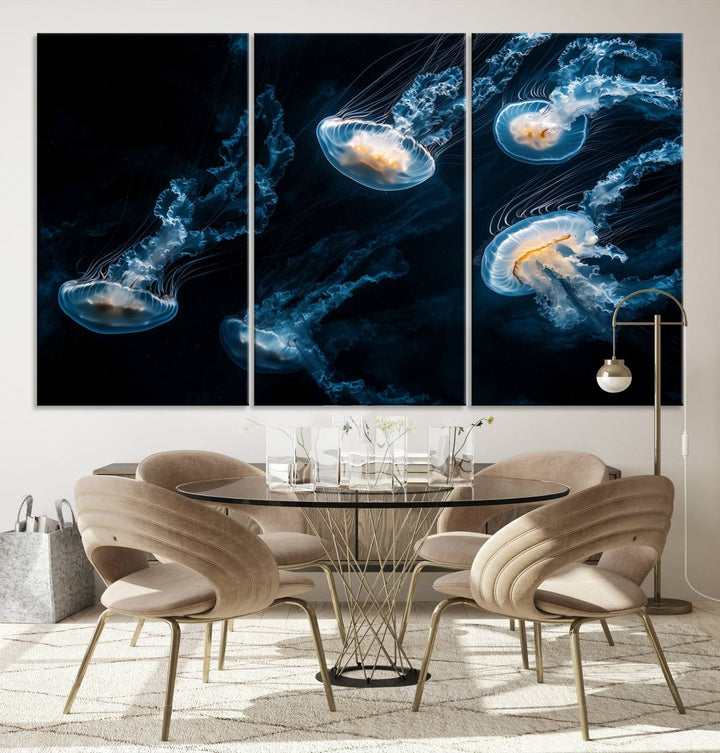 Jellyfish Wall Art Canvas Print