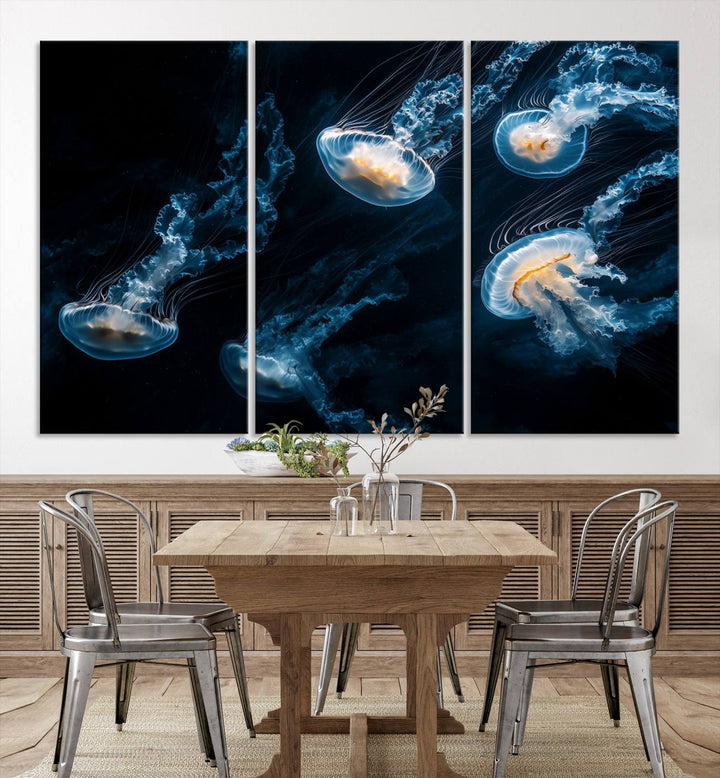 Jellyfish Wall Art Canvas Print