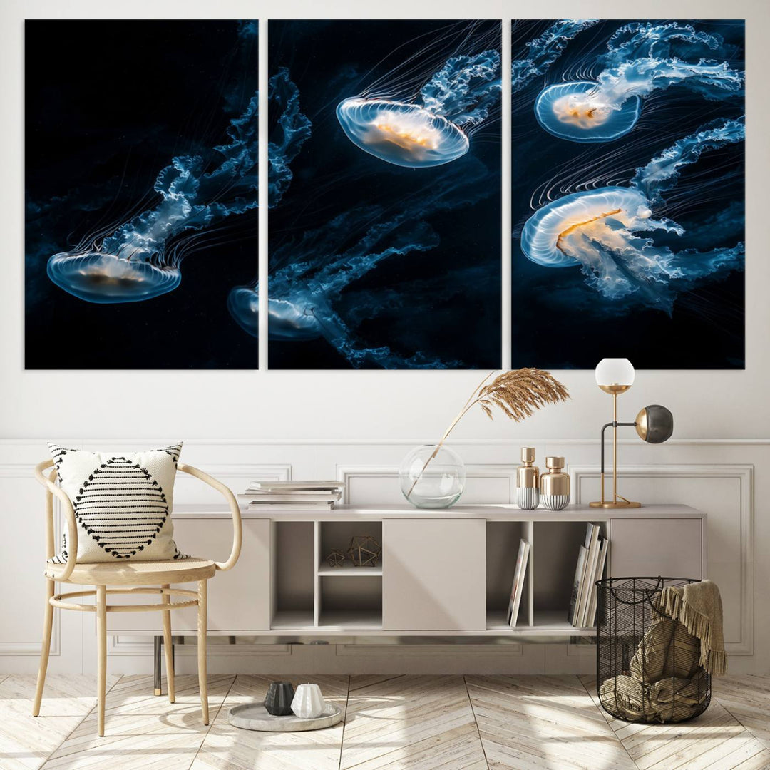 Jellyfish Wall Art Canvas Print