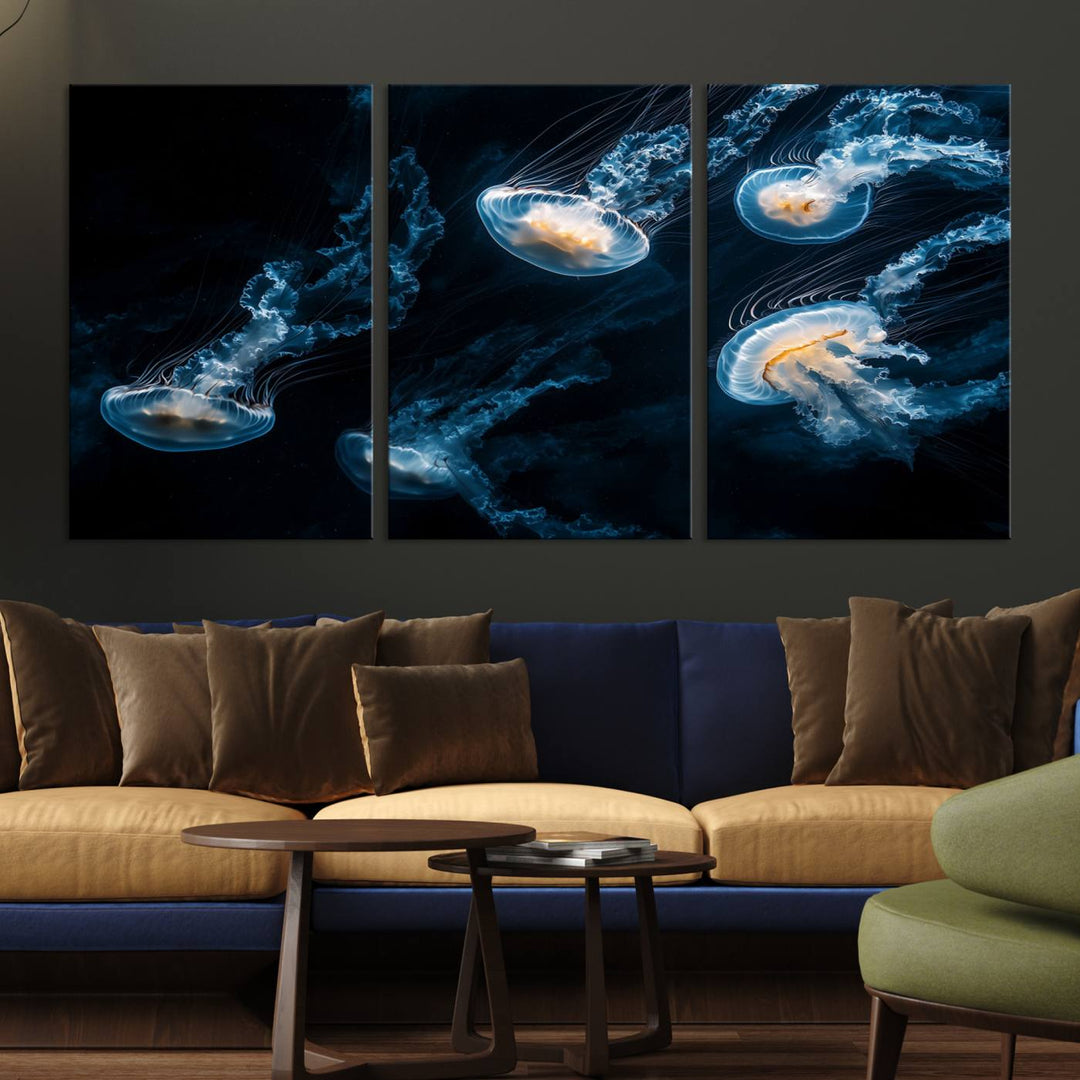 Jellyfish Wall Art Canvas Print