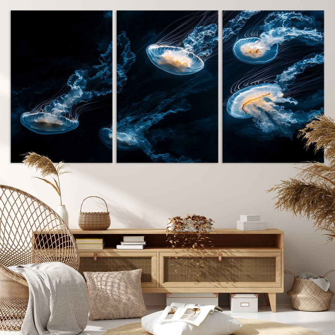 Jellyfish Wall Art Canvas Print