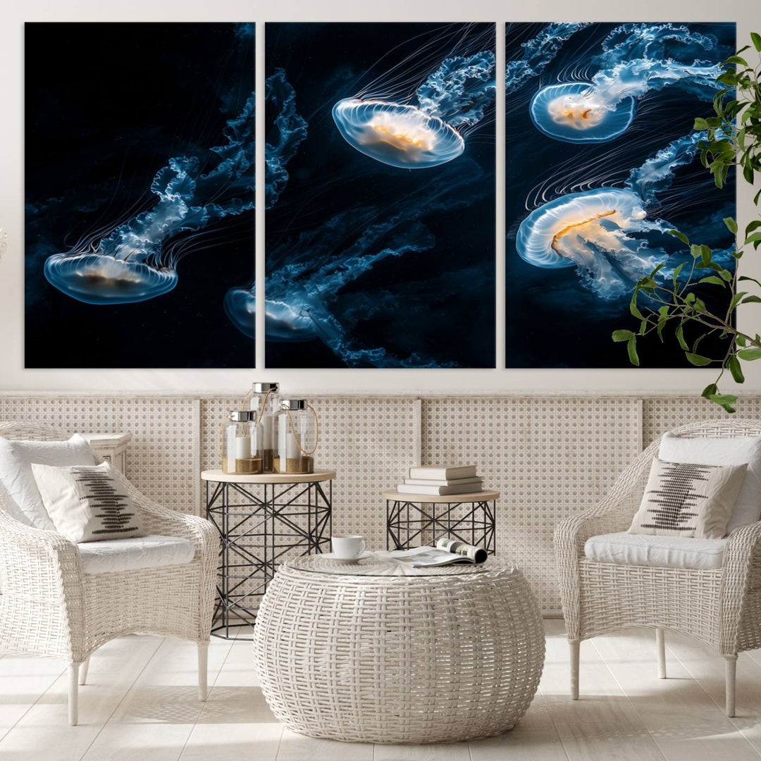 Jellyfish Wall Art Canvas Print