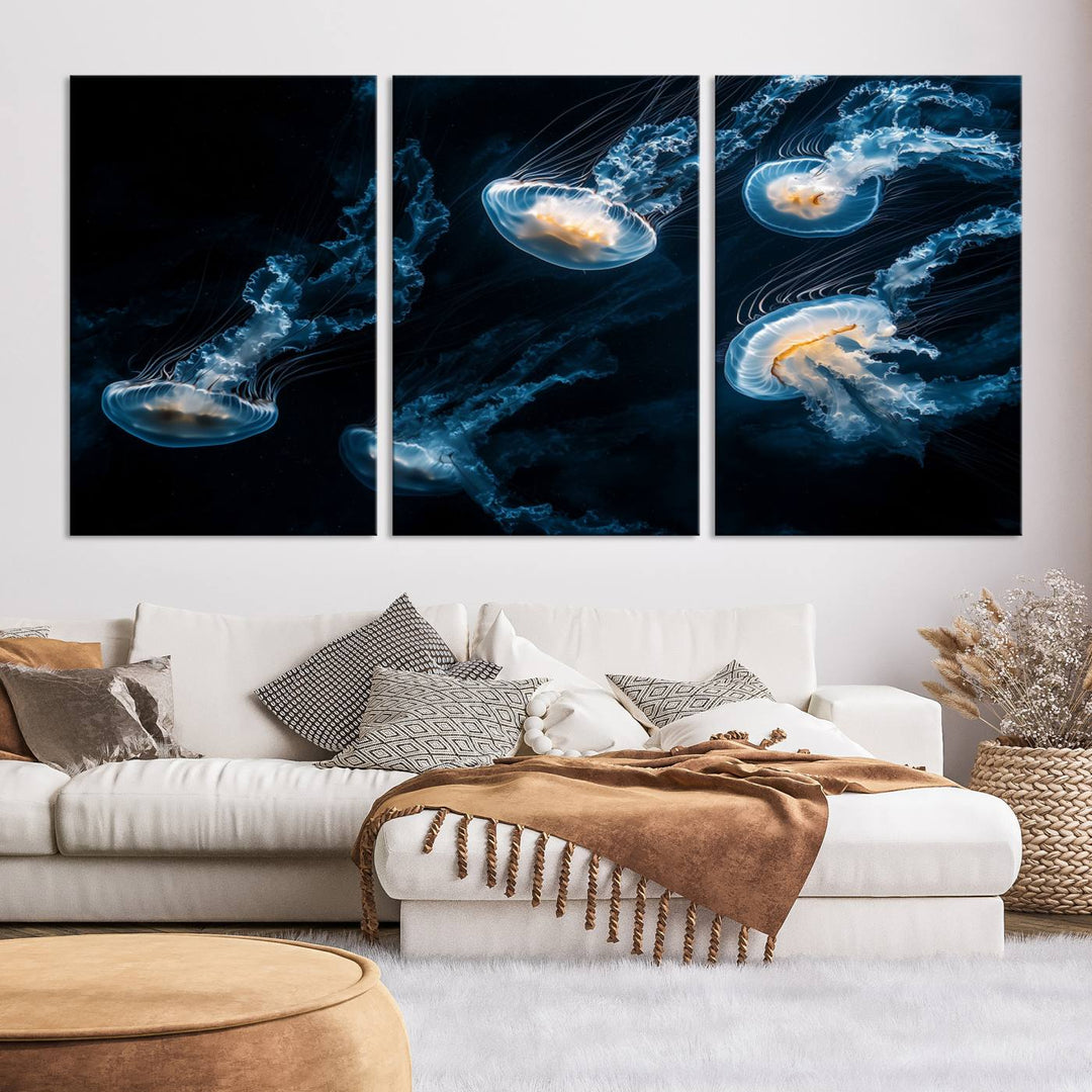 Jellyfish Wall Art Canvas Print