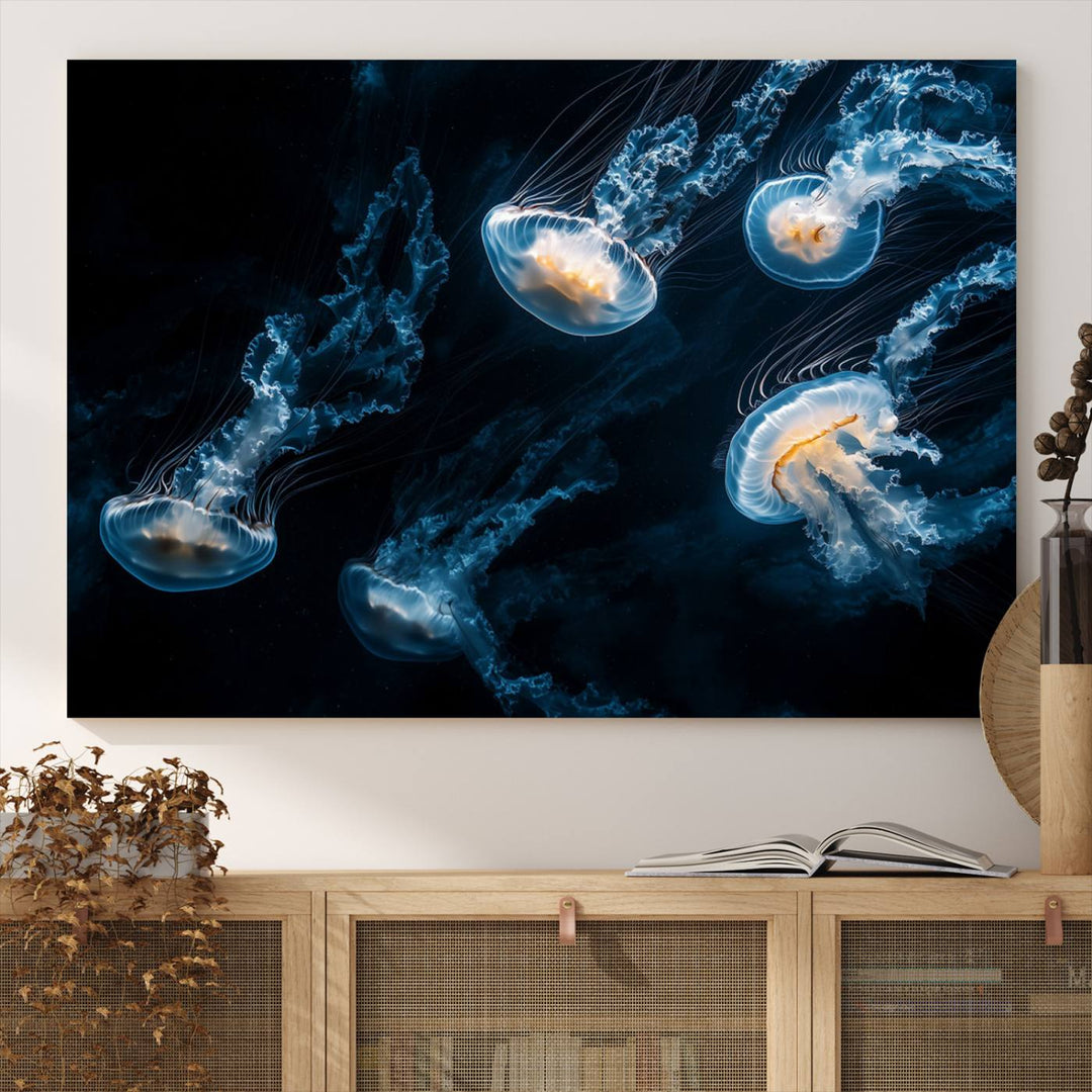 Jellyfish Wall Art Canvas Print