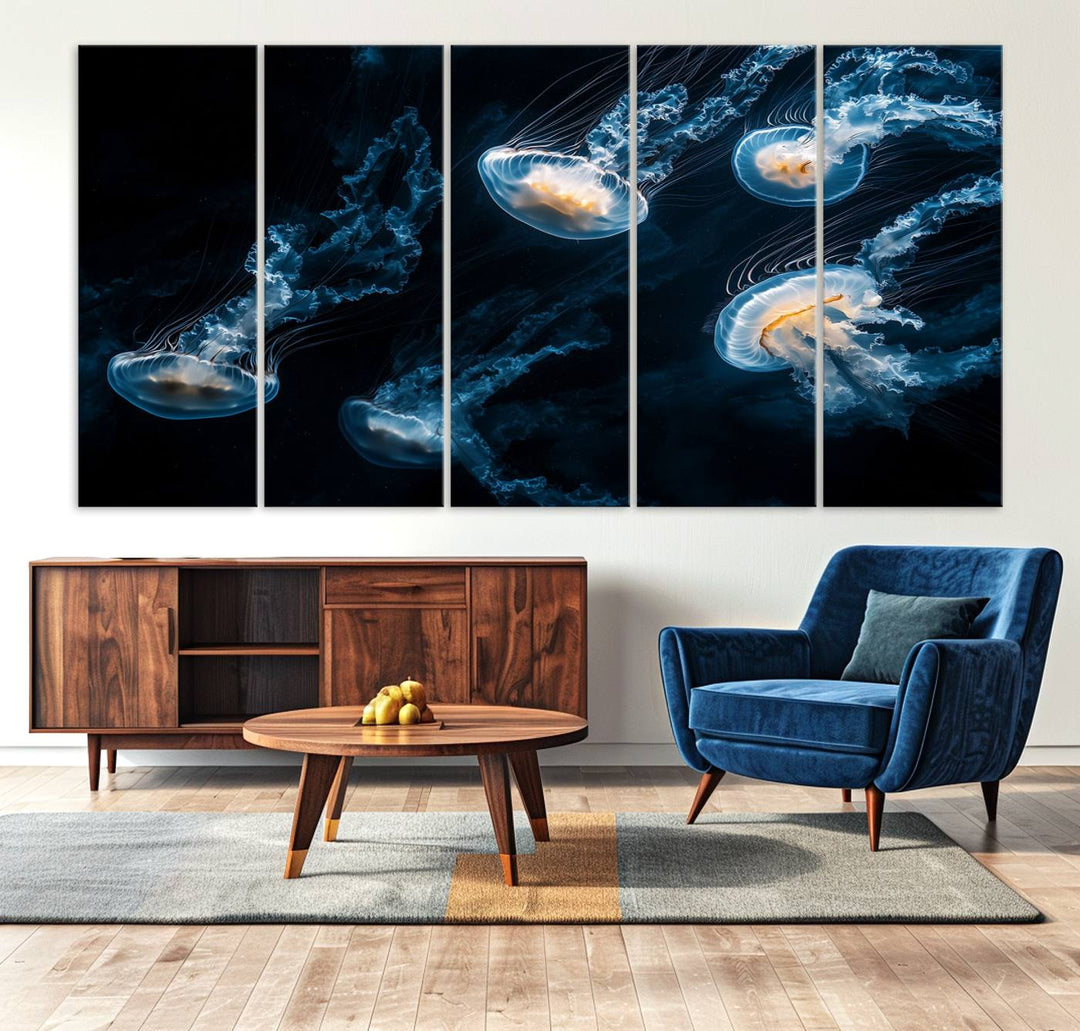 Jellyfish Wall Art Canvas Print