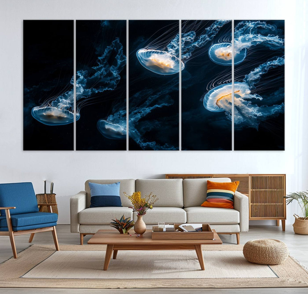 Jellyfish Wall Art Canvas Print